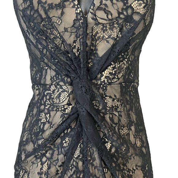 BEBE BLACK SHEILA LACE DRESS - Picture 5 of 16
